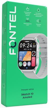 Умные часы Fontel iWatch 10 Amoled Silver