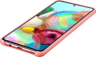Клип-кейс Samsung Silicone Cover A71 Pink