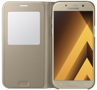 Чехол-книжка Samsung S View A5 2017 Gold