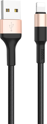 Кабель Hoco RA3 USB to Apple Lightning 1m Black
