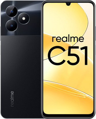 Смартфон realme C51 4/128GB Чёрный