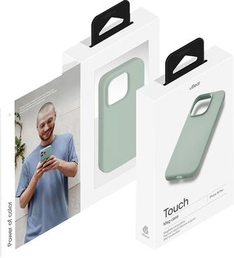 Клип-кейс uBear Touch Mag Case для Apple iPhone 16 Pro Mint
