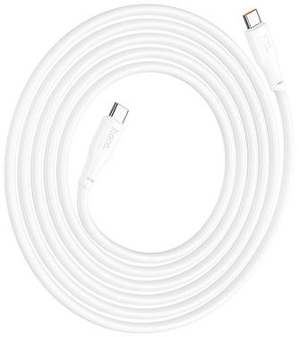 Кабель Hoco X93 USB-C to USB-C 2m 5A White
