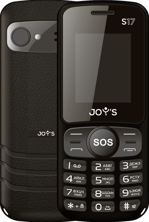 Мобильный телефон Joy's S17 Dual SIM Black