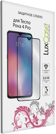 Защитное стекло LuxCase 2.5D для TECNO Pova 4 Pro Black