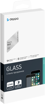 Защитное стекло Deppa 3D Full Glue для Xiaomi Mi 9T Black