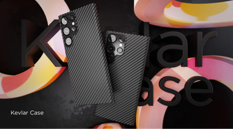 Клип-кейс VLP Kevlar Case с MagSafe для Samsung Galaxy S24 чёрный