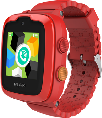 Умные часы Elari KidPhone 4G Red