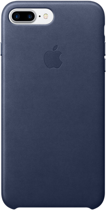 Клип-кейс Apple Leather Case для iPhone 7 Plus Midnight Blue