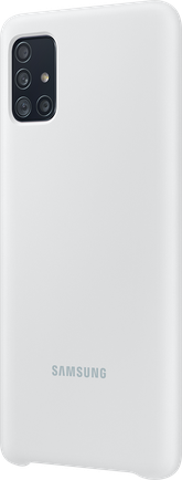 Клип-кейс Samsung Silicone Cover A51 White