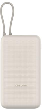 Портативное зарядное устройство Xiaomi 33W Power Bank 20000mAh с кабелем Beige