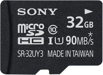 Карта памяти Sony microSD Class 10 32GB с адаптером