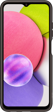 Клип-кейс Samsung Soft Clear Cover A03s Black