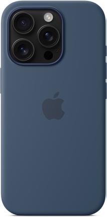 Клип-кейс Apple Silicone Case with MagSafe для Apple iPhone 16 Pro Denim