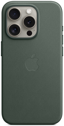 Клип-кейс Apple FineWoven Case with MagSafe для Apple iPhone 15 Pro Evergreen