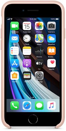 Клип-кейс Apple Silicone Case для iPhone SE «Розовый песок»