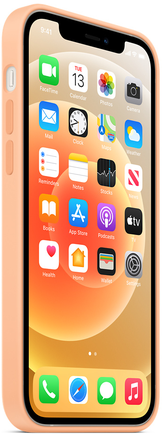 Клип-кейс Apple Silicone Case with MagSafe для iPhone 12/12 Pro Светло-абрикосовый