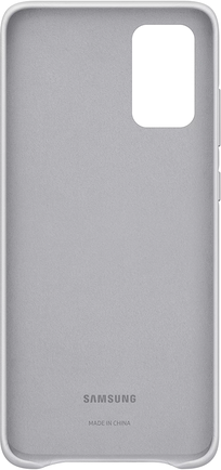 Клип-кейс Samsung Leather Cover S20+ Silver