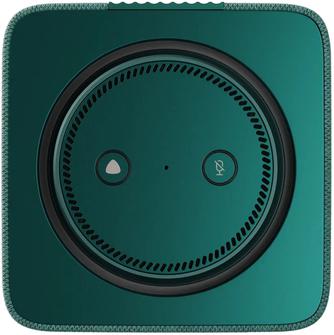 Умная колонка Яндекс Станция Макс Zigbee с часами и Алисой Зелёная