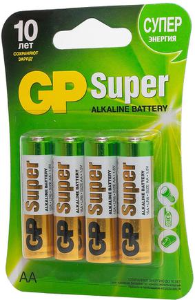 Батарейки GP Super Alkaline AA (4 шт)