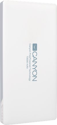 Портативное зарядное устройство Canyon CNS-TPBP10 White