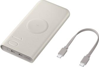 Портативное зарядное устройство Samsung EB-U2510 10000mAh Qi Бежевый