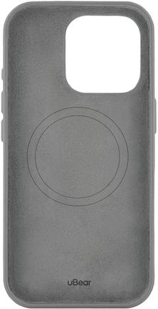 Клип-кейс uBear Capital Case для Apple iPhone 16 Pro с MagSafe Gray