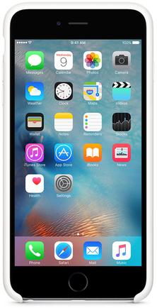 Клип-кейс Apple Silicone Case для iPhone 6/6s Plus White