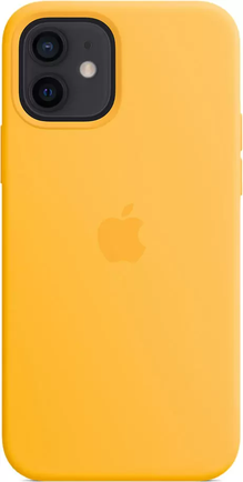 Клип-кейс Apple Silicone Case with MagSafe для iPhone 12/12 Pro Ярко‑жёлтый