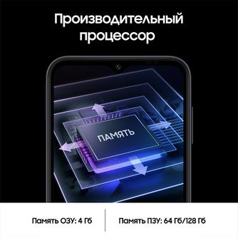 Смартфон Samsung Galaxy A14 4/64GB Black