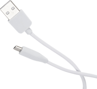 Кабель Hoco RA2 USB to microUSB 1m White