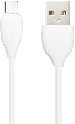 Кабель Borofone BX19 USB to microUSB 1m White