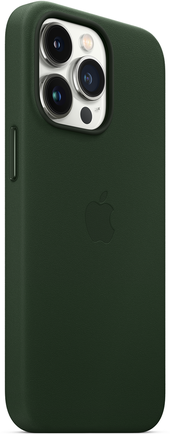 Клип-кейс Apple Leather Case with MagSafe для iPhone 13 Pro «Зелёная секвойя»