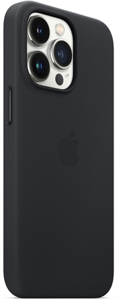 Клип-кейс Apple Leather Case with MagSafe для iPhone 13 Pro «Тёмная ночь»