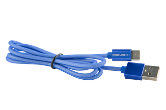 Кабель Red Line CU-3A USB to USB-C 1m Blue