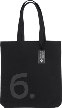 Изображение товара Сумка-шопер из саржи б. черная экологичная и практичная для повседневных нужд
