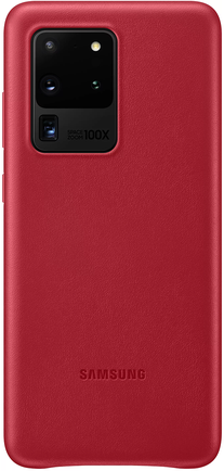 Клип-кейс Samsung Leather Cover S20 Ultra Red