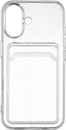 Клип-кейс Rocket Clear Plus для Apple iPhone 16 Transparent