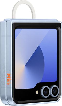Клип-кейс Samsung Silicone Case Z Flip7 FE/Z Flip6 Прозрачный