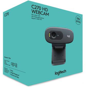 Веб-камера Logitech C270 Black/Gray