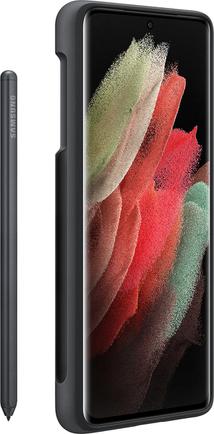 Клип-кейс Samsung Silicone Cover S21 Ultra с пером S Pen Black