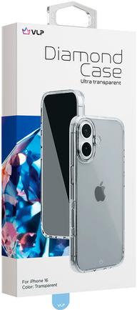 Клип-кейс VLP Diamond Case для Apple iPhone 16 прозрачный