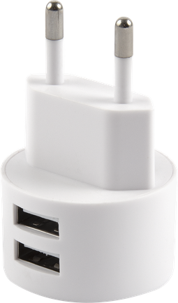 Зарядное устройство Usams XTXLOGT1804 с кабелем Apple Lightning White