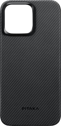 Клип-кейс Pitaka MagEZ Case 4 для Apple iPhone 15 Plus узкое плетение Black