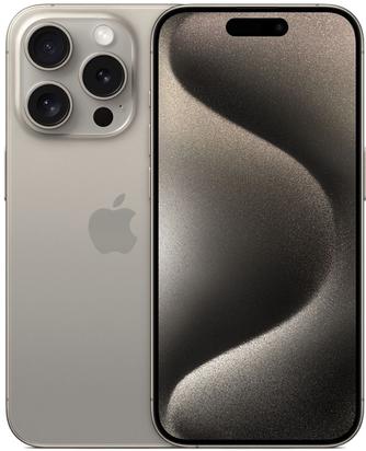 Смартфон Apple iPhone 15 Pro 1TB MTQK3ZA/A Natural Titanium (Nano+Nano, без RuStore)