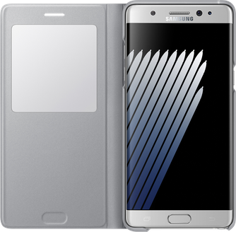 Чехол-книжка Samsung S View Standing для Samsung Galaxy Note7 Silver