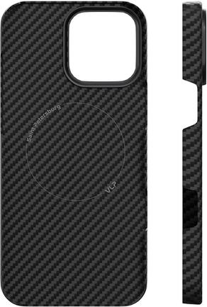 Клип-кейс VLP Kevlar Case для Apple iPhone 16 Pro Max с MagSafe чёрный