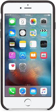 Клип-кейс Apple Leather Case для iPhone  6/6s Plus Black