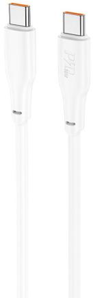 Кабель Hoco X93 USB-C to USB-C 2m 3A White