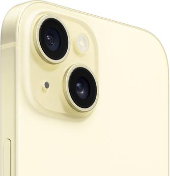 Смартфон Apple iPhone 15 128GB MTP23HN/A Yellow (Nano+eSIM)
